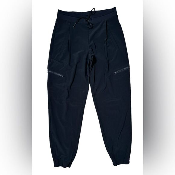 Athleta Women’s Black Venture Drawstring Jogger Athletic Casual Pants - Picture 2 of 8